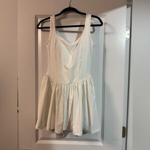 White athletic dress